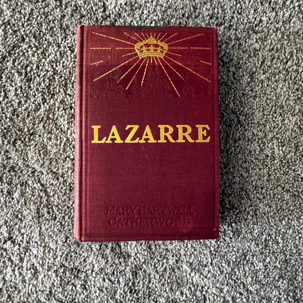 Lazarre Red Hardcover Book 1901